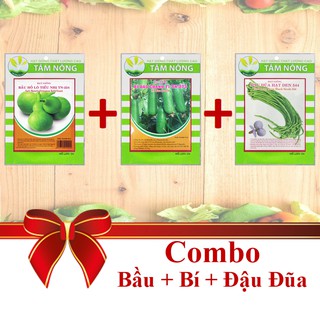 Bầu + bí + đậu đũa