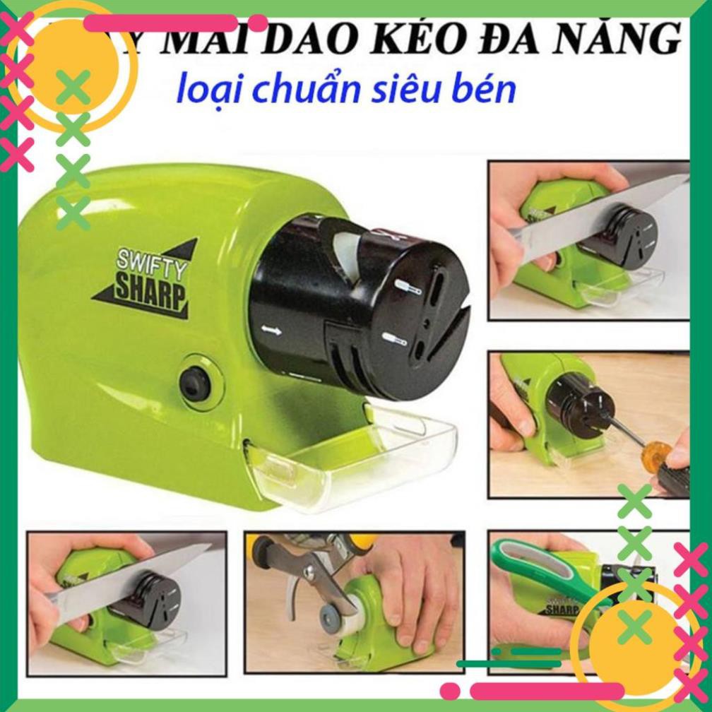 Máy Mài Dao Kéo Swifty Sharp Chạy Bằng Pin Đa Năng Tiện Dụng Cho Căn Bếp