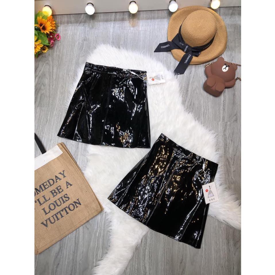 [Mã WASTGO hoàn 10% xu đơn 99k] Chân váy da BÓNG 8815 đen ( kèm ảnh thật, video ) | BigBuy360 - bigbuy360.vn