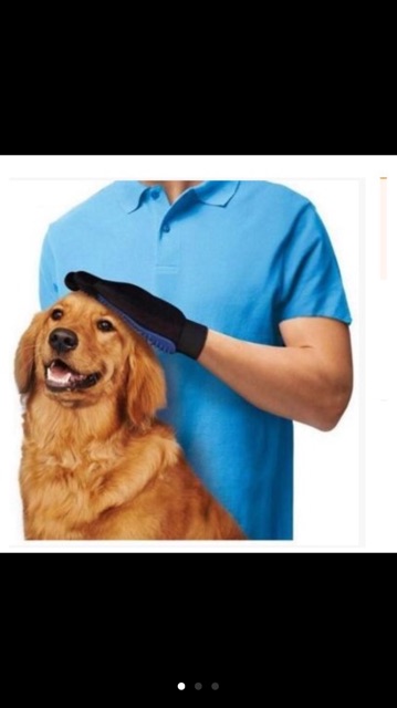 Găng Tay Tắm Lấy Đi Lông Rụng Chó Mèo