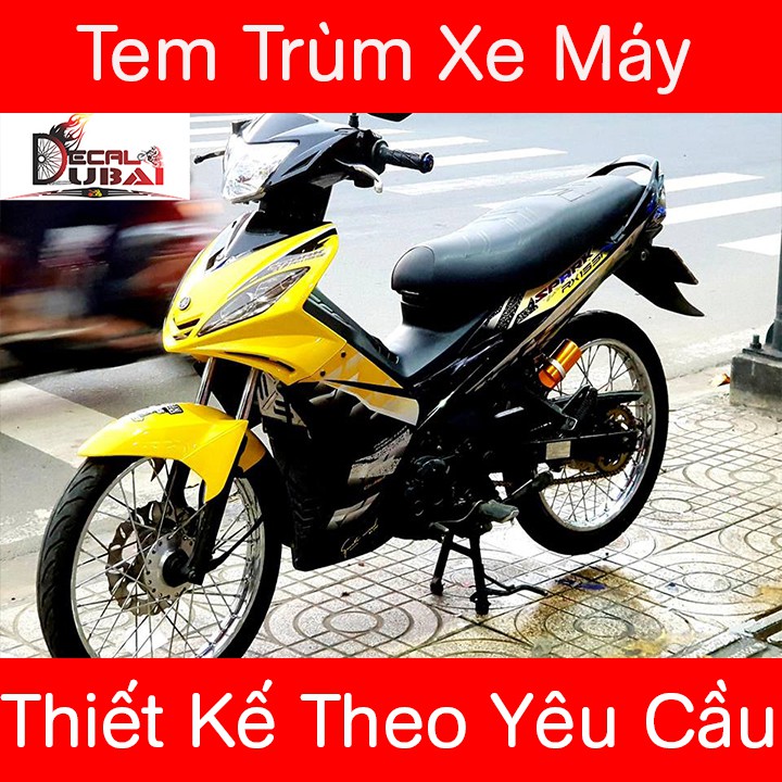 Tem Trùm Exciter 2010 Vàng Đen Spark