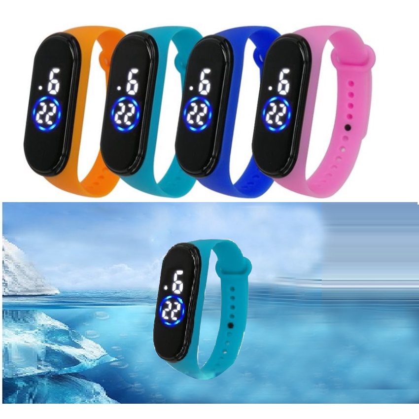 [Hàng Có Sẵn] M4 LED Thể Thao Cao Su Unisex Relo