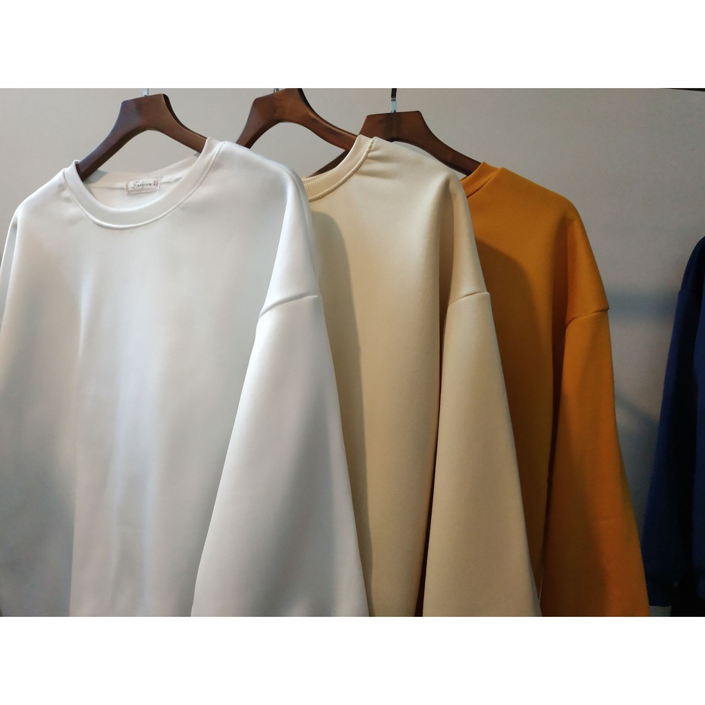 Áo Sweater - nỉ bông - unisex M- XXL - đủ màu ( 40kg đến 120kg) TM1 | BigBuy360 - bigbuy360.vn