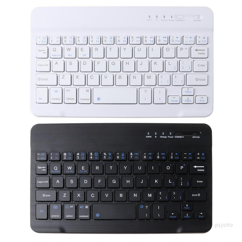Bàn Phím Không Dây Bluetooth 3.0 7.9 "Mini Có Thể Sạc Lại Cho Pc Laptop Điện Thoại