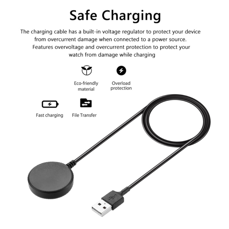 Dây Cáp Sạc Cho Đồng Hồ SMS GXY Watch 5 40mm 44mm 5 Pro 45mm
