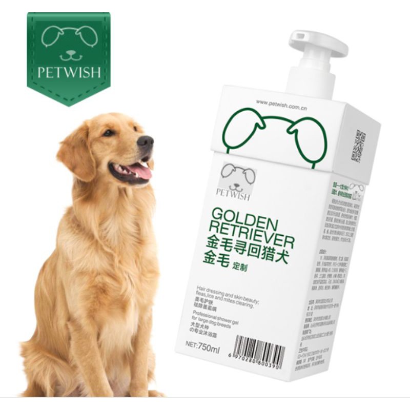 Sữa tắm đặc biệt dành chó Golden Retriever.sữa tắm đặc biệt khử trùng, khử mùi, diệt ve.