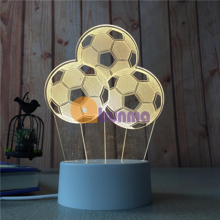 Đèn ngủ, đèn trang trí, Led 3D Heo Peppa đi xe đạp