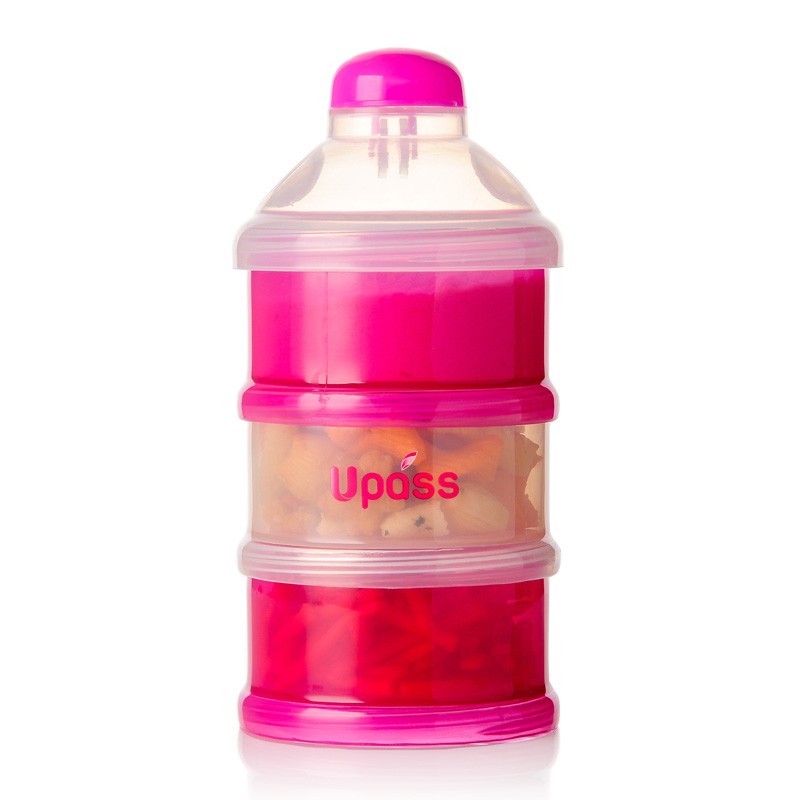 Hộp Đựng Sữa Bột UP8015N Có Vách Ngăn - Hàng Nội Địa Thái Lan