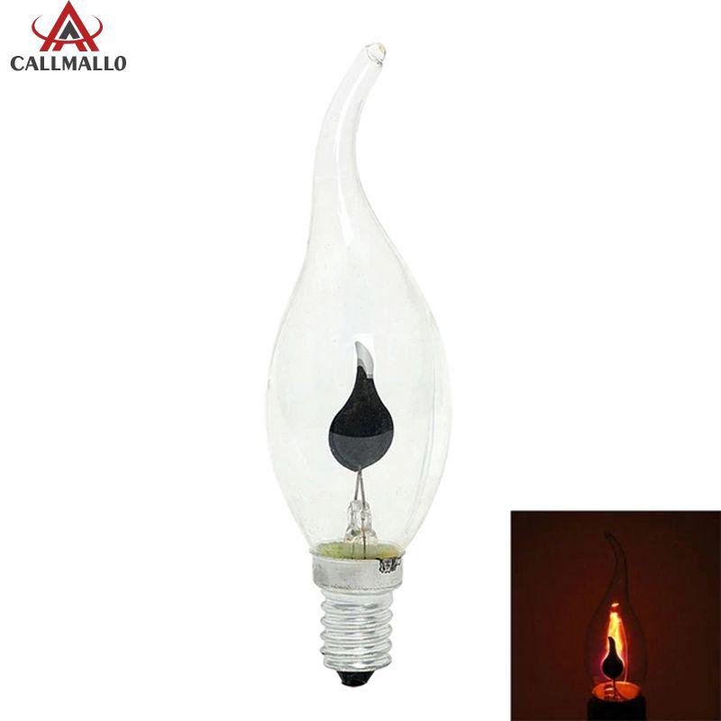Bóng đèn LED E14 3W hình ngọn lửa phập phùng độc đáo