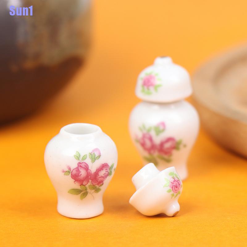 Mô Hình Lọ Sứ Trang Trí Nhà Búp Bê Tỉ Lệ 1: 12