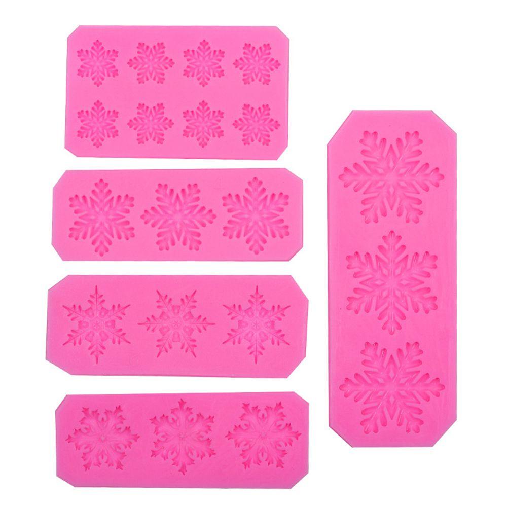 YEW Khuôn Làm Bánh Chất Liệu Silicone Hình Bông Tuyết 3D Dễ