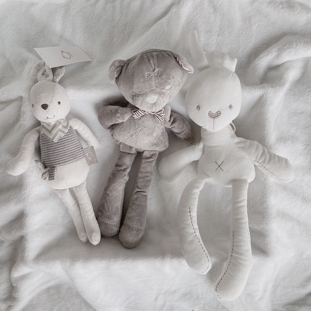 Thỏ Bông MAMAMIYA & PAPAS Hàng Xuất Anh Cao Cấp Cho Bé | Minizon Kids