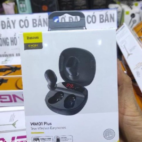 Tai Nghe Nhét Tai Không Dây Baseus Encok True Wireless Earphones WM01 Plus Hàng Chính Hãng