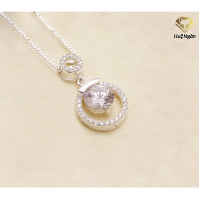 Dây chuyền bạc Ý 925 Huệ Ngân- Mặt trăng PP1487