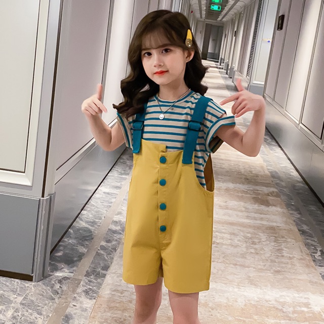 Set yếm cho bé gái lớn - size đại  - kèm ảnh thật