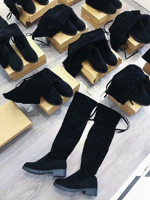 [ kèm video] Bốt đùi thời trang nữ đế bệt | BigBuy360 - bigbuy360.vn