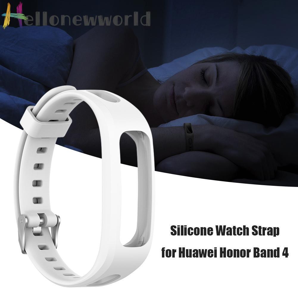 Dây Đeo Bằng Silicone Cho Đồng Hồ Thông Minh Huawei Honor Band 4 Running Version / Huawei Band 3e