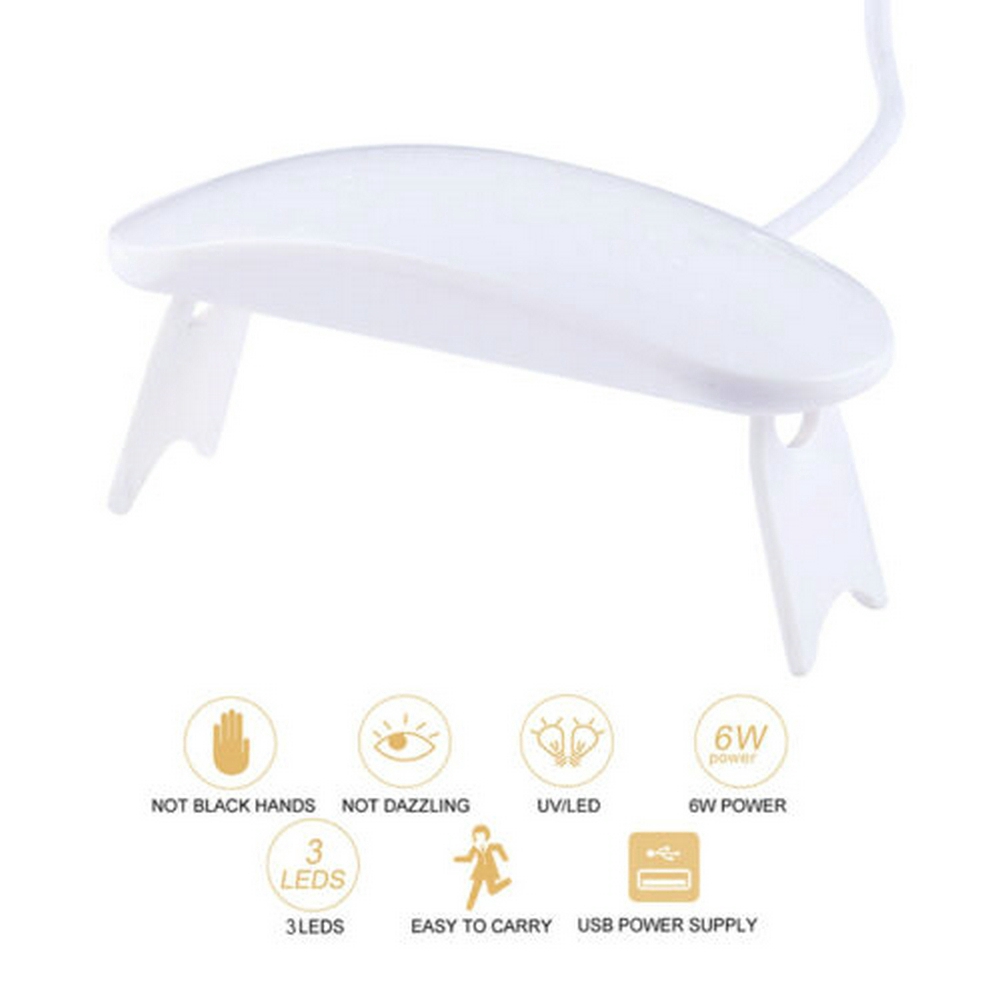 Đèn led sấy khô sơn móng mini chuyên dụng