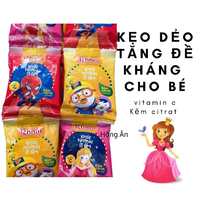 Kẹo Dẻo vitamin C tăng đề kháng cho bé