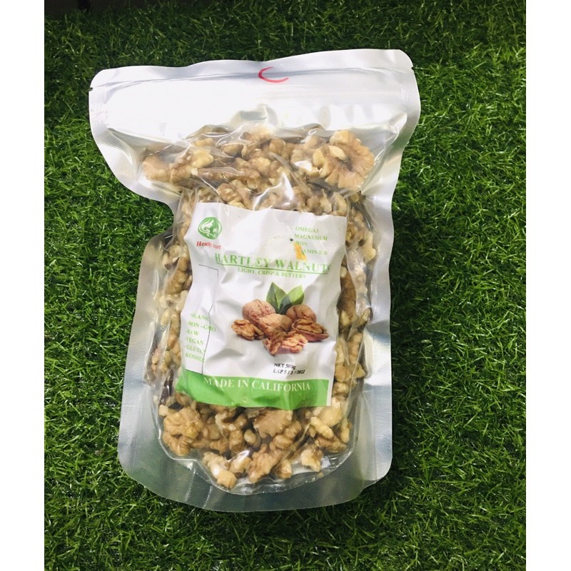 500g Nhân Quả Óc chó Hartley sấy Tự nhiên