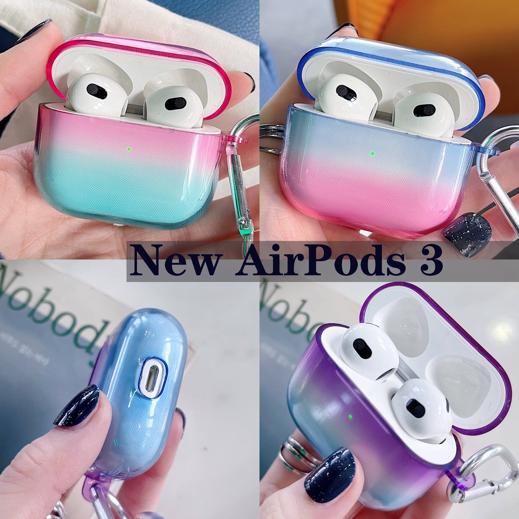 Vỏ Bảo Vệ Hộp Sạc Tai Nghe compatible AirPods Pro 3 3rd/20 2018 Chuyên Dụng Ốp
