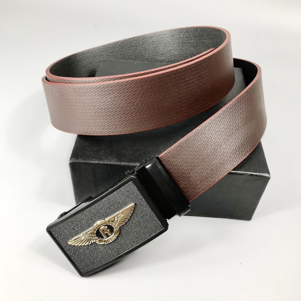 Thắt lưng da nam khóa tự động, Mặt khóa chống gỉ RollJoy