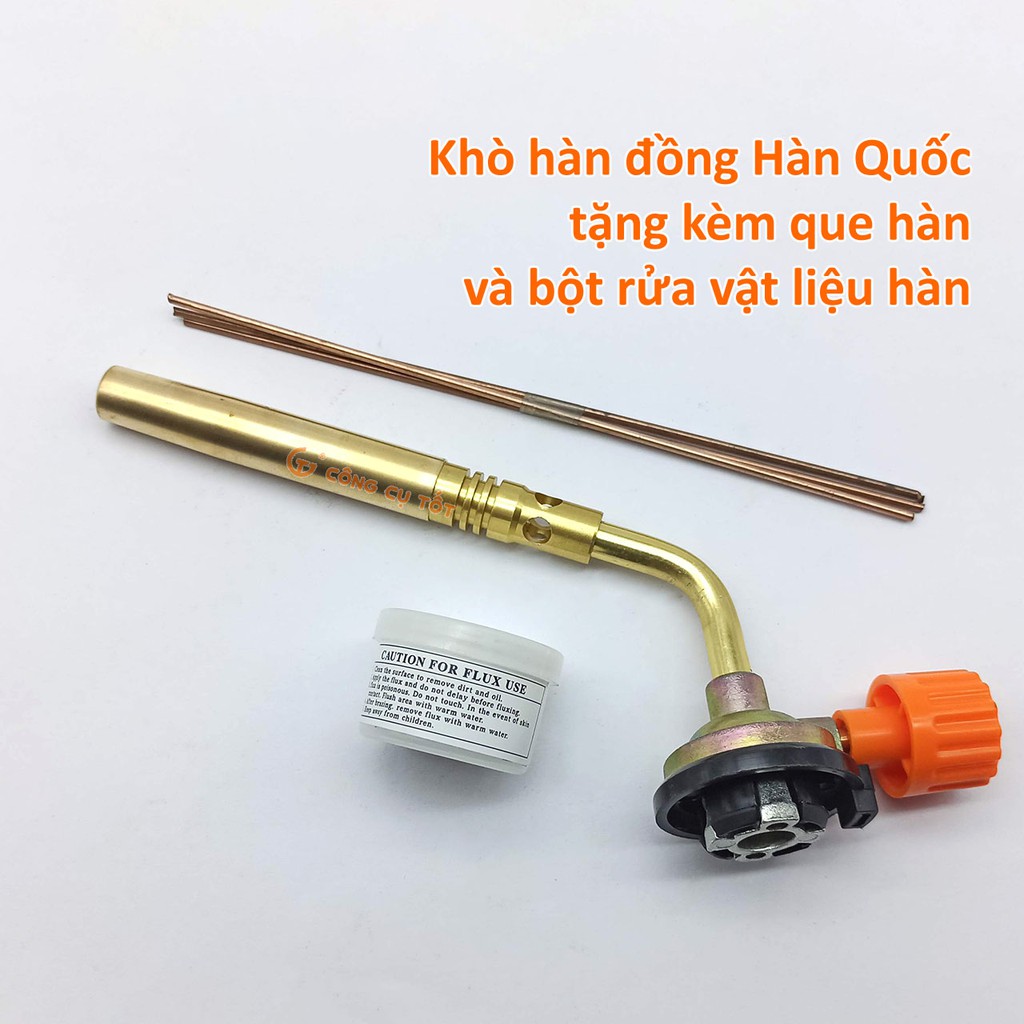 Khò ga đồng tặng kèm que hàn