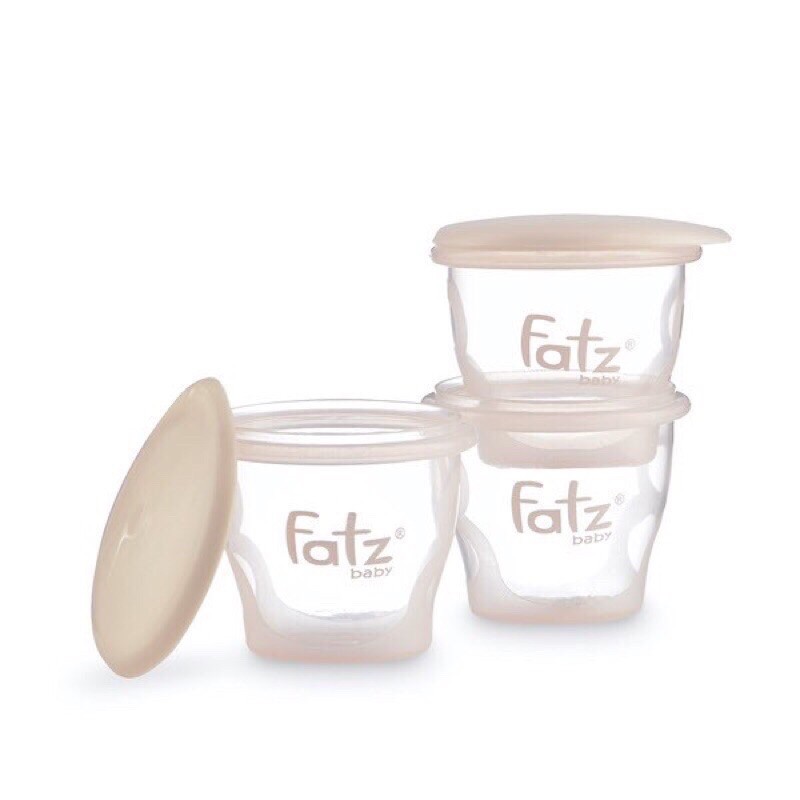 Set 3 hộp trữ sữa, trữ thức ăn 85ml FATZ BABY