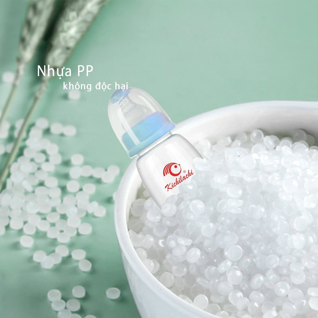 Bình Sữa Nhựa Cổ Hẹp 80ml Cho Bé Không Bpa Kichilachi