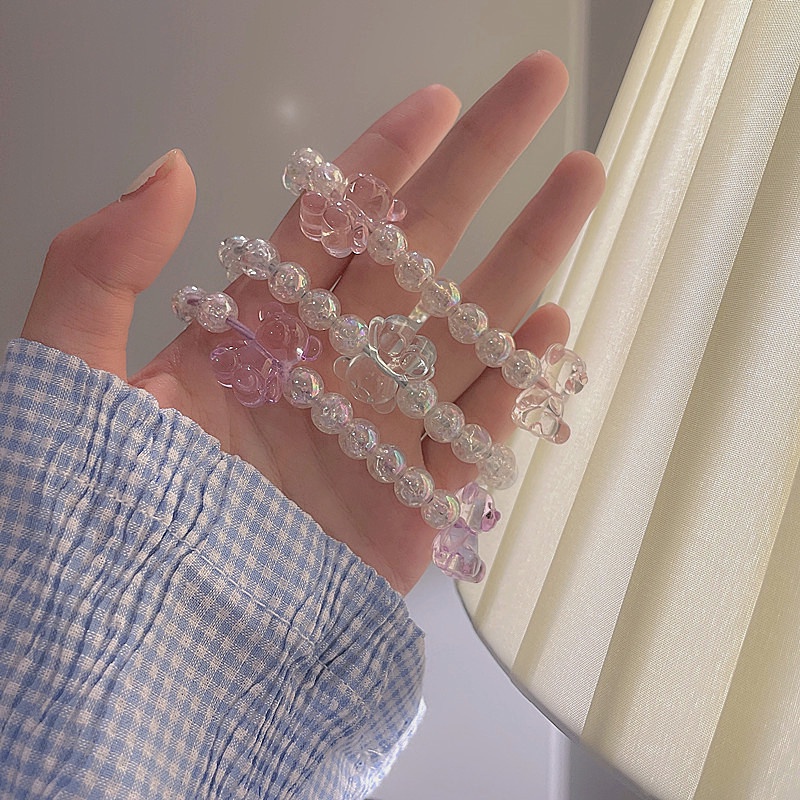 Dây Buộc Tóc Đa Năng Hình Gấu Dễ Thương Thời Trang Mùa Hè Cho Nữ