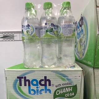 Nước khoáng Thạch Bích - Vị chanh có gas