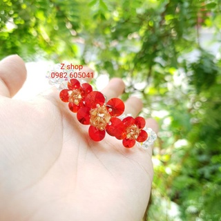 Lẻ món - bộ Hoa mai pha lê Áo cao cấp