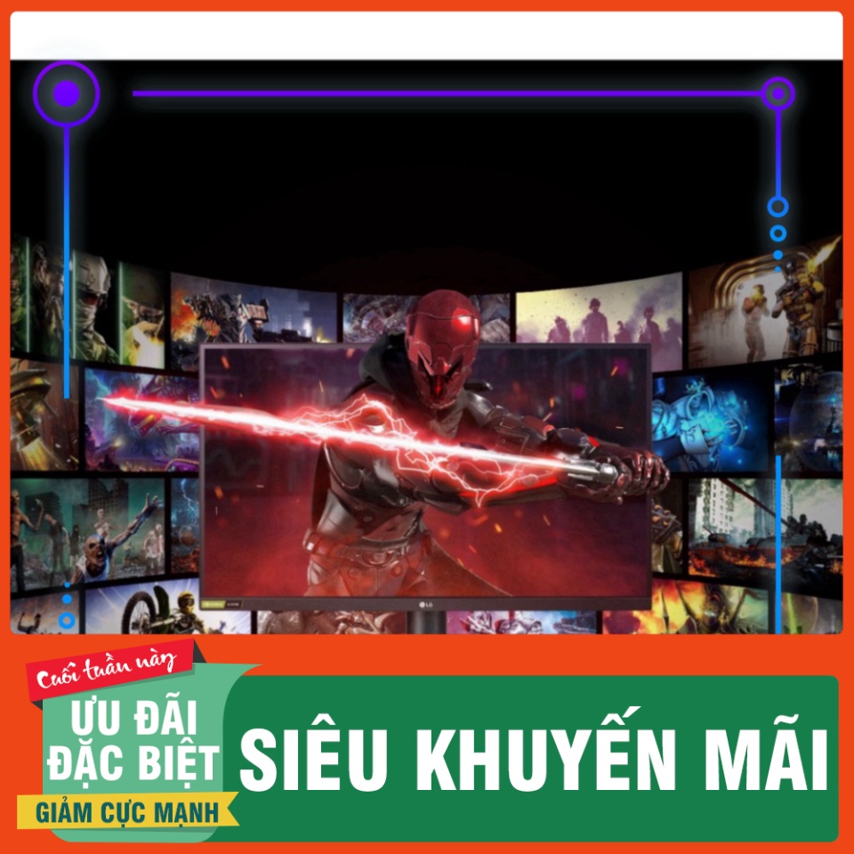 () Màn hình LG 27GL850 UltraGear™ 27" Nano IPS 2K 144Hz 1ms HDR G-Sync New 100% - Miễn phí lắp đặt