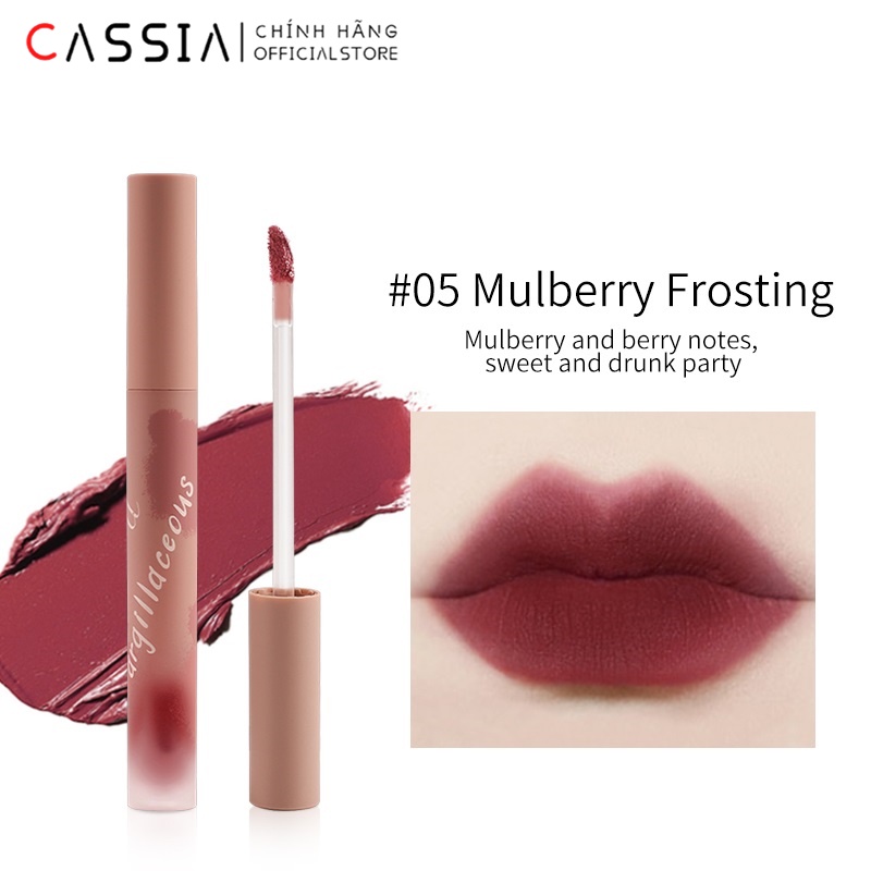 Son Kem Nội Địa Trung Nhung Lì Lâu Trôi, Son Lì Mịn Mượt Không Khô Môi, Kem Bùn Matte LipStick Phô Mai 6 Màu VIBELY