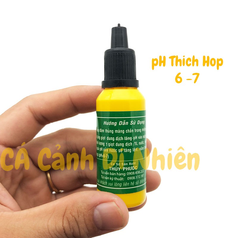 Dung dịch TĂNG GIẢM KIÊM TRA pH cho hồ cá cảnh - cacanhdinhien