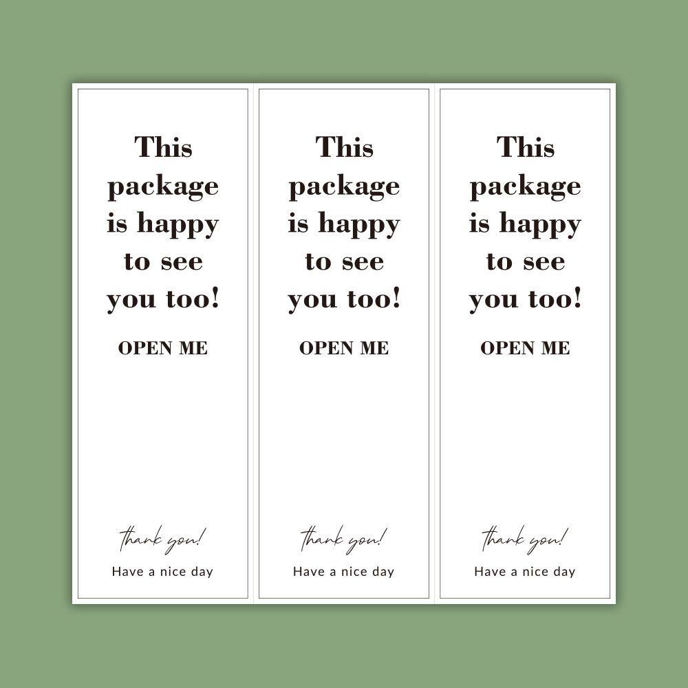 Nhãn Dán 3 * 9cm Dùng Trang Trí Quà Tặng Xinh Xắn