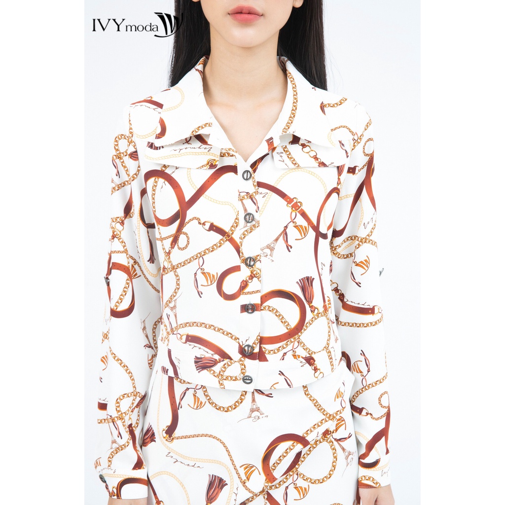 Áo vest cổ đức nữ IVY moda MS 67M4954