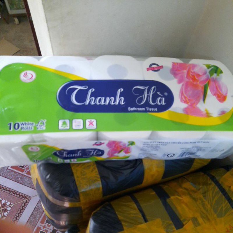 Giấy vệ sinh Thanh Hà ( 10 cuận - 900gr )