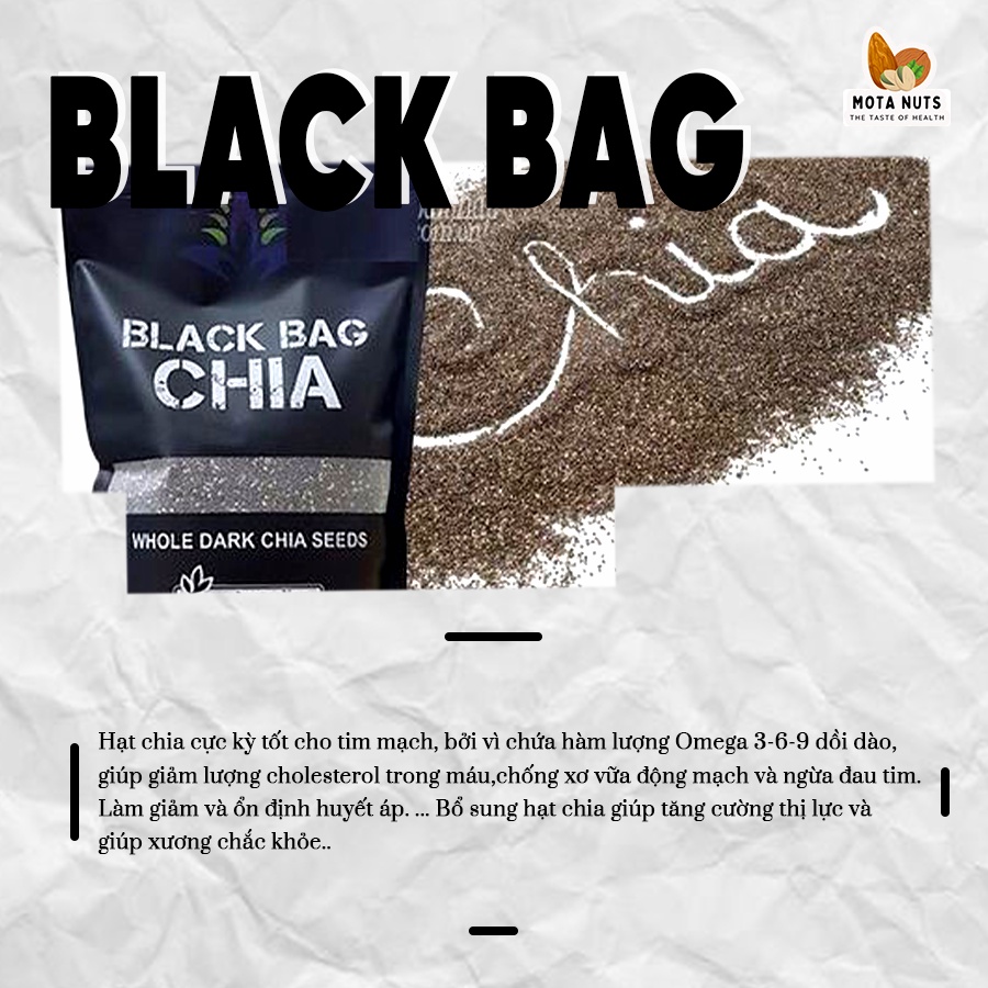 Hạt chia Úc - Black Bag - 500g