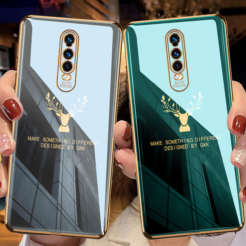 Thời Trang Ốp Điện Thoại Mạ Kim Loại Đơn Giản Cho Oppo R17Pro R15 Reno 2 Z 3 4 | BigBuy360 - bigbuy360.vn