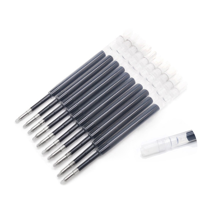 Ruột Bút Mực Gel G2 0.5mm / 0.7mm Màu Xanh Dương / Đen Cho Học Sinh / Nhân Viên Văn Phòng 10 Pac
