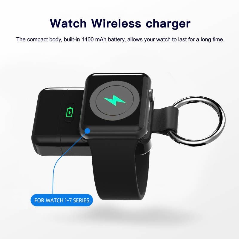 Sạc dự phòng 1400mah dạng móc khoá dùng cho iwatch có bảo hành