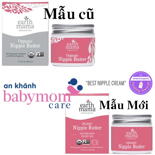 Kem nứt đầu ti earth mama ORGANIC