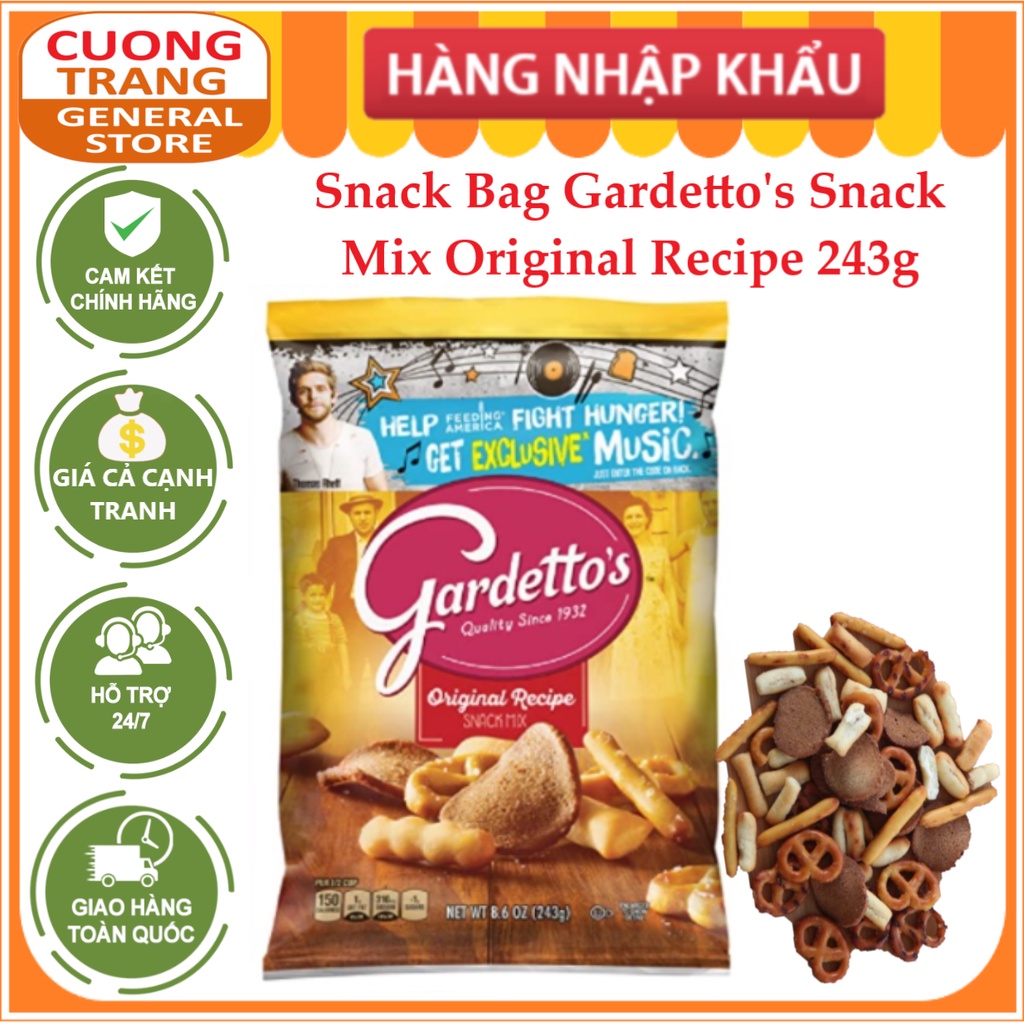 Snack Bag Gardetto's Snack Mix Original Recipe 8,6 oz (243g)