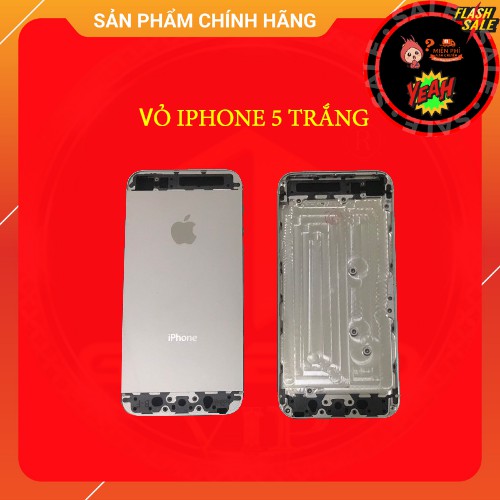 Vỏ iphone 5 trắng mới bán lẻ giá sỉ