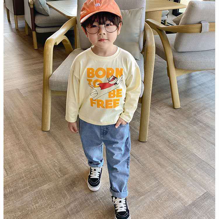Quần jeans dài phong cách Hàn Quốc cho bé trai 1-6 tuổi