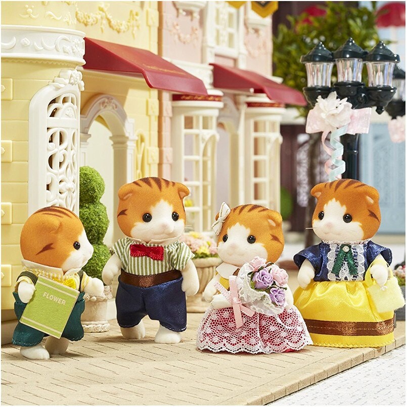 Đồ chơi nhập vai Gia đình Mèo mướp 4 thành viên Epoch Sylvanian Families