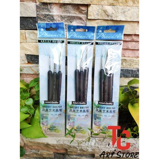 Bộ Cọ Đầu Nhọn Phoenix 285 - 3 Cây Thân Mập