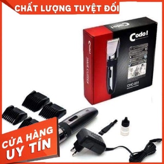Tông đơ cắt tóc Codol CHC-531, máy cắt tóc Hàn Quốc cao cấp không dây, pin sạc điện
