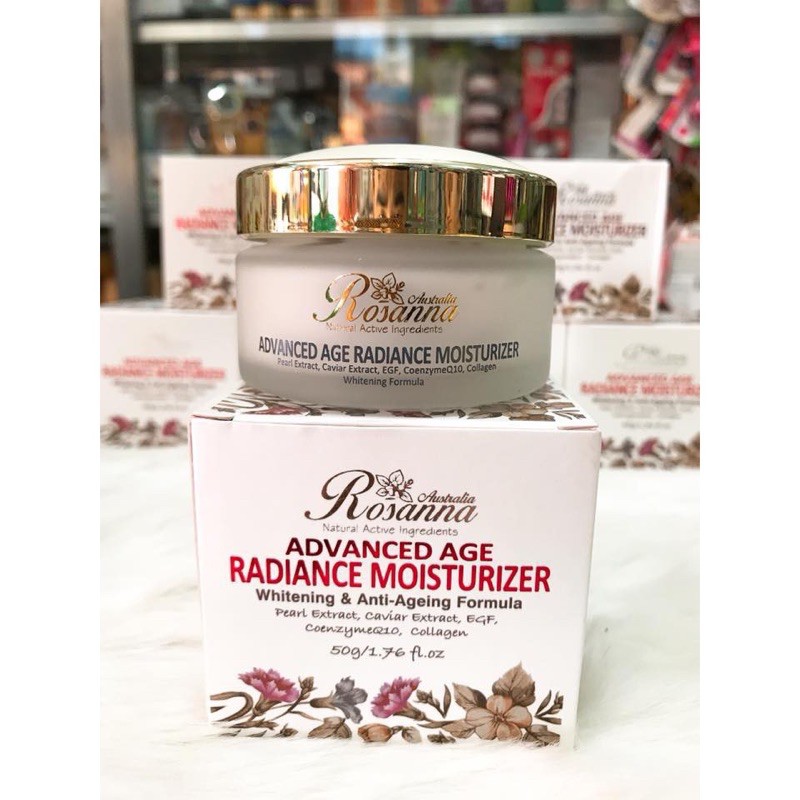 kem dưỡng trắng da Rosanna Advanced Age Radiance Moisturizer 